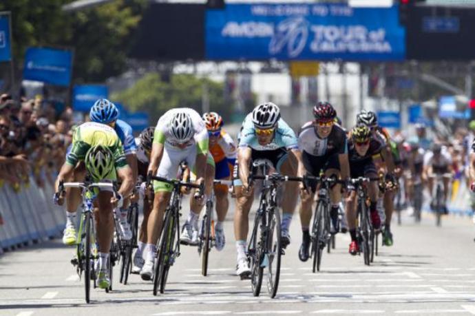 la 5a affermazione di Sagan sulle strade della California 2012 (foto Jon Devich)