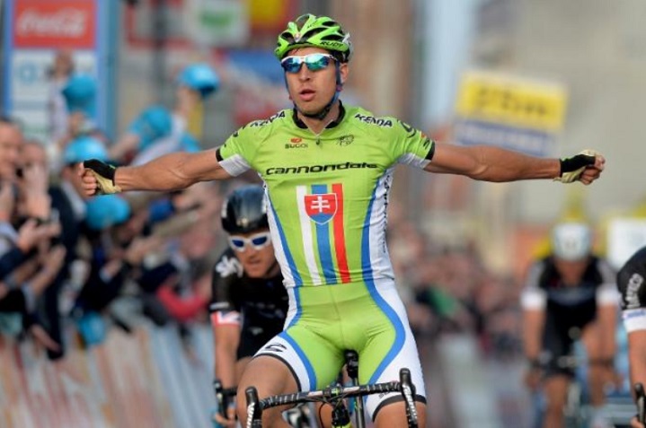 Sagan batte tutti ad Harelbeke (foto AFP)