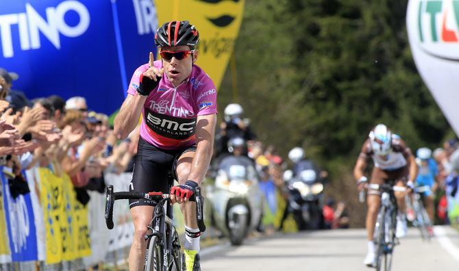 Evans primo alla Pozza di Roncone: sigillo sul Giro del Trentino? (foto Bettini)