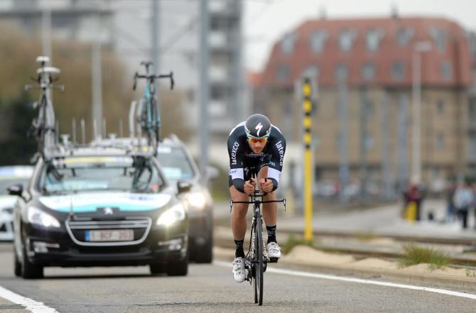 Van Keirsbulck, un missile puntato verso il successo nella Tre Giorni di La Panne (foto Tim de Waele/TDW Sport)