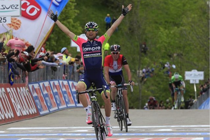 Diego Ulissi brucia Kiserlovski e conquista il secondo successo in questo Giro (foto Bettini)