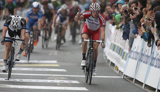 Kristoff a segno nella corsa tedesca ex prova di Coppa del Mondo (foto Bettini)