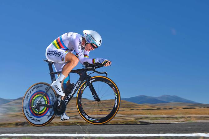 Martin vince alla sua maniera la crono di Borja (foto Tim de Waele/TDW Sport)