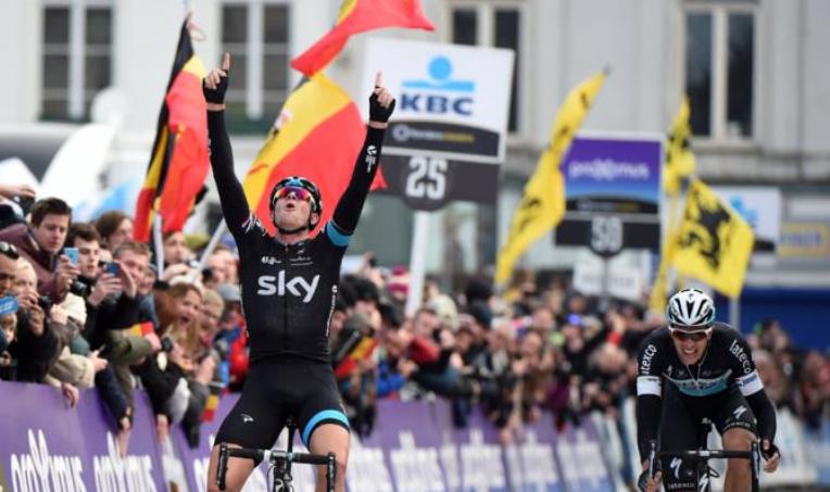 Stannard quasi non ci crede: beffata la Etixx alla Omloop Het Nieuwsblad (foto Bettini)