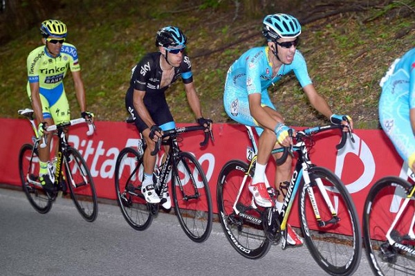 Aru, Porte e Contador impegnati sullAbetone (foto Tim De Waele/TDWSport.com)