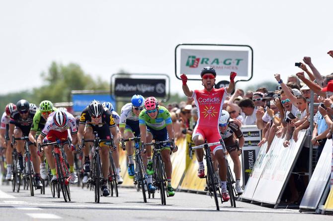 Stavolta i velocisti hanno colto il bersaglio... Bouhanni in particolare (foto Tim de Waele/TDWSport.com) 