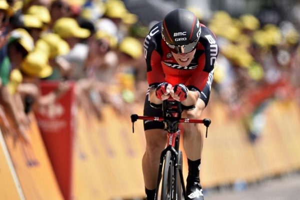 Rohan Dennis porta a termine la sua prova (foto Getty Images Sport)