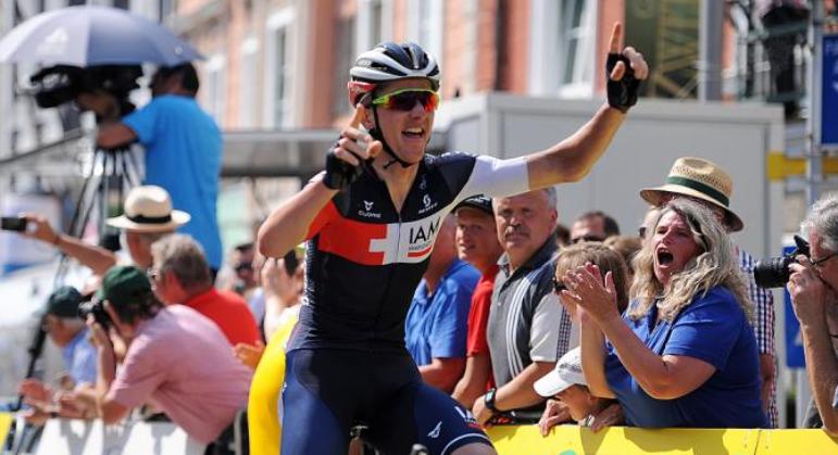 Laustraliano Tanner porta nella terra dei canguri la seconda tappa in linea del Giro dellAustria 2015 (foto Mario Stiehl)