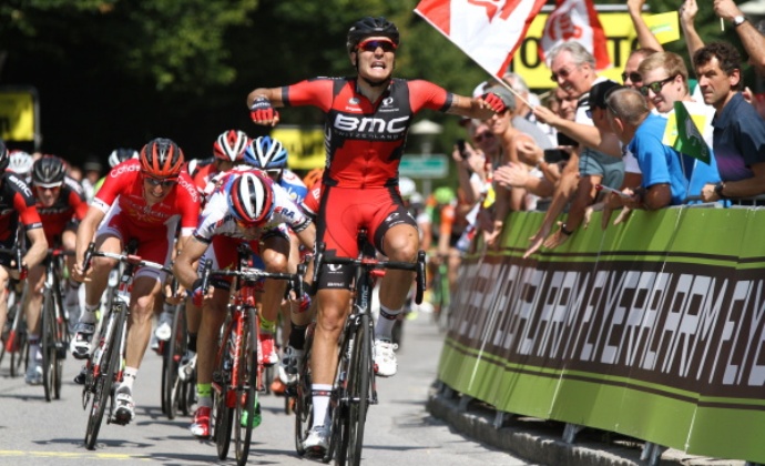 Rik Zabel, figlio dellex professionista Erik, consegue la prima vittoria da professionista nella terza tappa del Giro dAustria (www.oesterreich-rundfahrt.at)