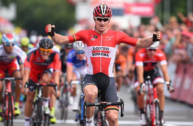 Stavolta Greipel non fallisce lobiettivo: sua la seconda frazione dellEneco Tour (foto Tim de Waele/TDWSport.com) 