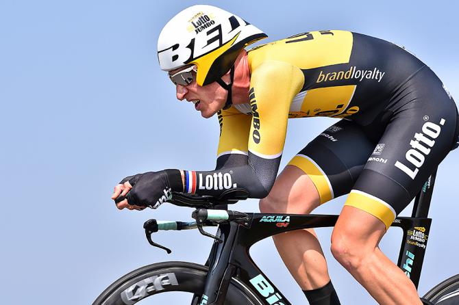 Van Emden in azione sulle strade del circuito di Hoogerheide (foto Tim de Waele/TDWSport.com)