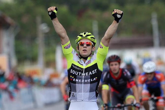 Ancora unaffermazione italiana sulle strade del Tour of Langkawi, stavolta firmata Mareczko (foto Tim de Waele/TDWSport.com)