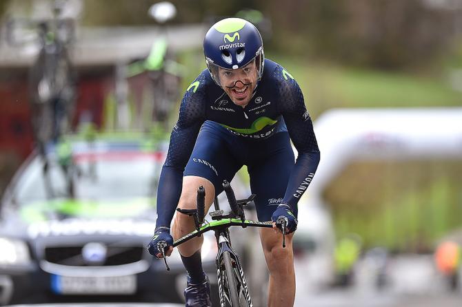 Izagirre in azione nel tormentato cronoprologo del Tour de Romandie 2016 (foto Tim de Waele/TDWSport.com) 