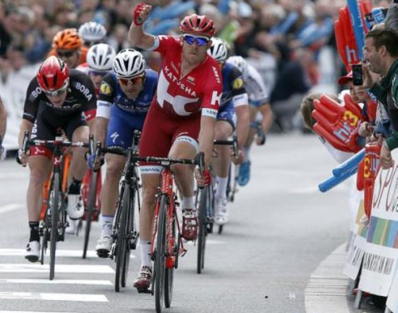 Dopo lo stop forzato del 2015, ritorna il Gran Premio di Francoforte e il vincitore è sempre lo stesso, il norvegese Alexander Kristoff (foto Bettini)