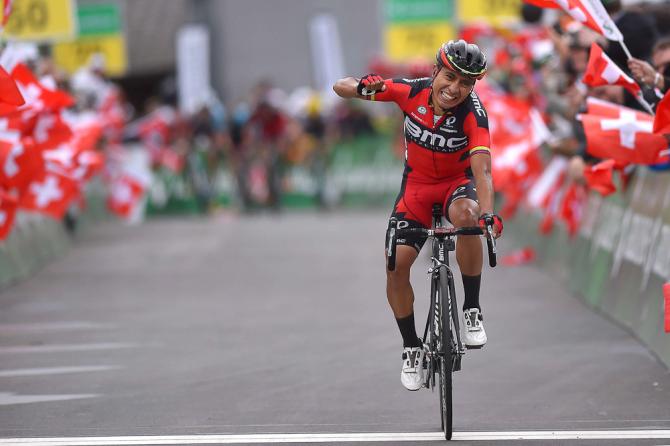 Il colombiano Darwin Atapuma coglie a Carì un successo che gli mancava dalla sesta tappa del Giro di Polonia del 2013 (foto (Tim de Waele/TDWSport.com)