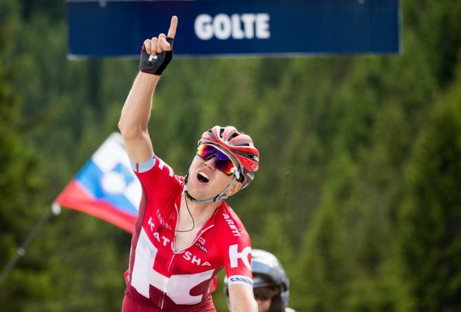 Taaramäe vince il Giro di Slovenia imponendosi nella tappa regina di Golte (foto SPORTIDA/Tour of Slovenia)