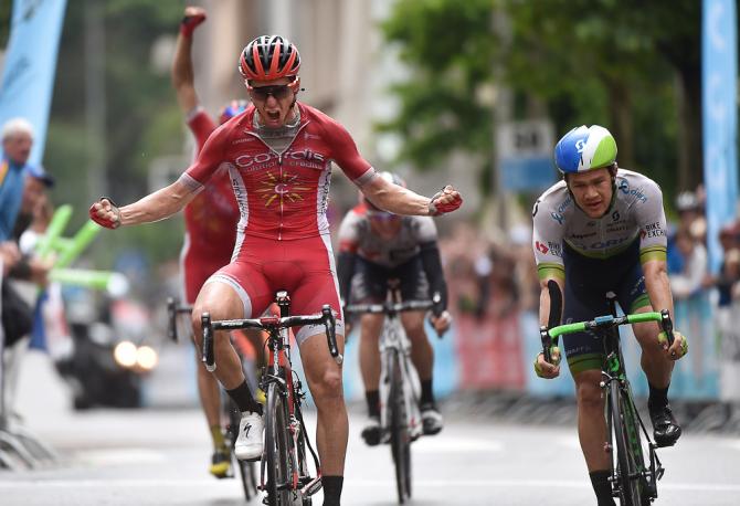 Turgis fa sua la terza frazione in linea del Giro del Lussemburgo, alla vigilia della conclusione della breve corsa nella capitale del granducato (fotoTim de Waele/TDWSport.com)