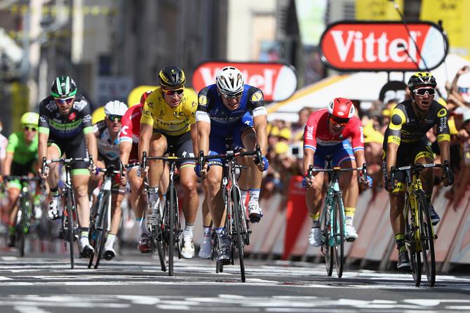 Kittel finalmente riesce ad agguantare il successo sul traguardo di Limoges (foto Getty Images Sport)