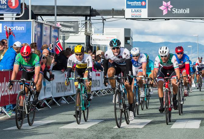 Tappa e maglia per Van Poppel al termina della seconda frazione della corsa artica organizzata da ASO (foto Getty Images Sport)