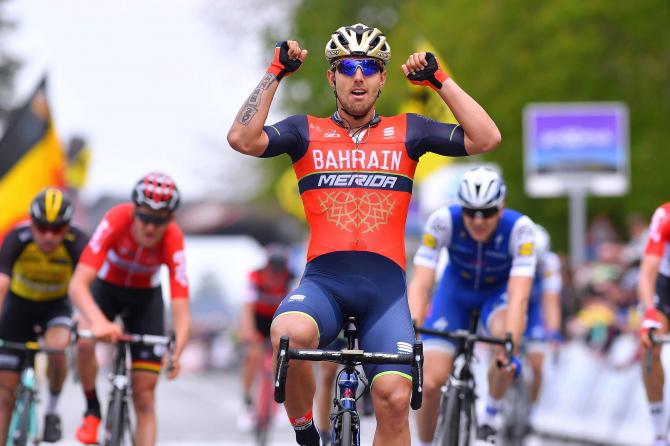 Colbrelli consegue la seconda affermazione stagionale sulle movimentate strade del Brabante (Tim de Waele/TDWSport.com)