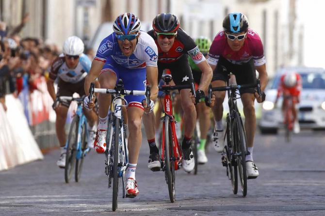 Si è conclusa con uno sprint tra i primi della classifica la prima edizione del Tour of the Alps (foto Bettini)