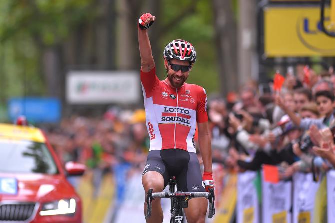 De Gendt acchiappatutto nella prima tappa del Delfinato (foto Tim de Waele/TDWSport.com)