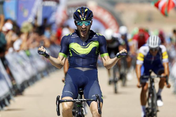 Carlos Barbero ottiene la sua quinta vittoria stagionale al termine della penultima tappa della Vuelta a Burgos (foto Bettini)