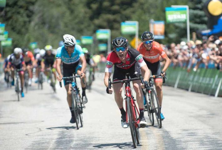 Termina allo sprint la prima tappa di montagna del Tour of Utah con il successo di Brent Bookwalter (foto Casey B. Gibson)