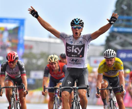 Van Poppel è il più rapido di tutti sul rettilineo darrivo di Rzeszów, Sagan ancora terzo (Tim de Waele/TDWSport.com)