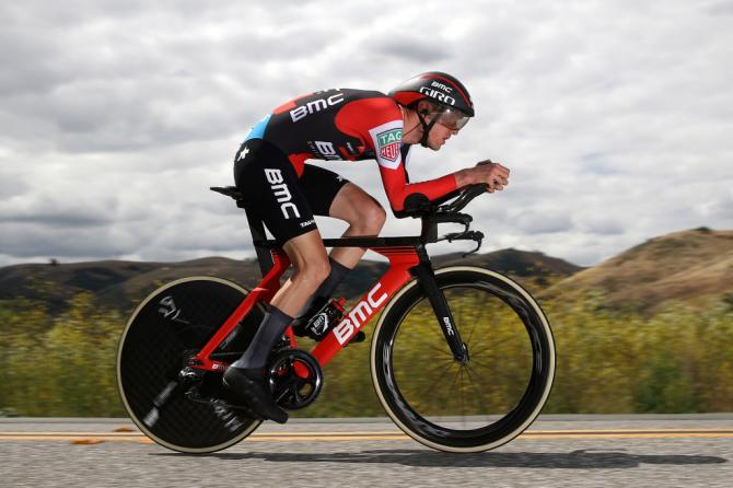 Van Garderen sfreccia verso la vittoria nella cronometro di Morgan Hill, 4a tappa dellAmgen Tour of California (Getty Images)