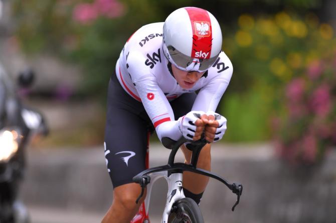 La caduta di Geraint Thomas spalanca le porte del successo al compagno di squadra Michał Kwiatkowski nel cronoprologo del Delfinato (foto Tim de Waele/TDWSport.com)