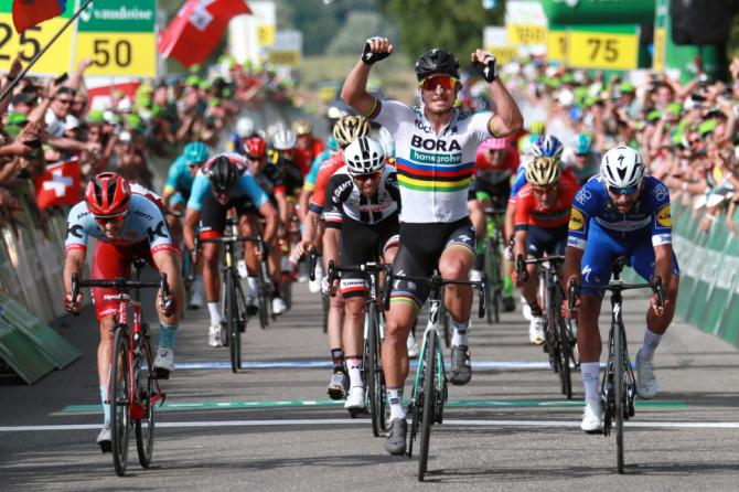 Sagan aggiunge al suo palmarès unaltra vittoria conseguita sulle strade del Tour de Suisse (foto Tim de Waele/TDWSport.com)