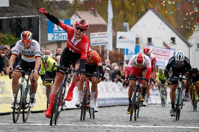 Il successo di Cees Bol nella semiclassica belga (foto Bettini)