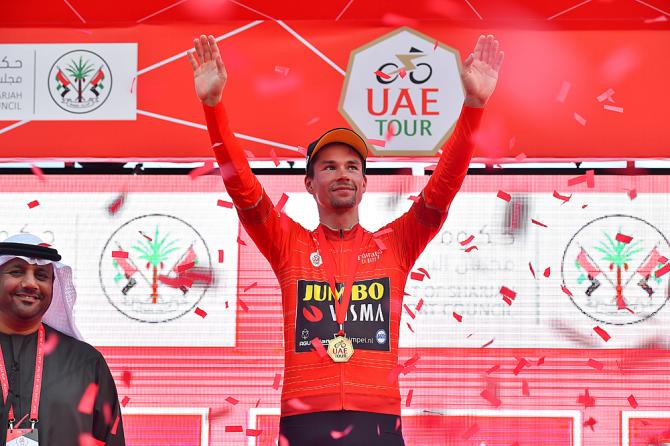 Primož Roglič è il primo vincitore dellUAE Tour, la corsa nata dalla fusione dei giri di Dubai e Abu Dhabi (foto Bettini)