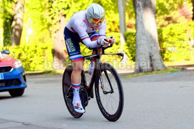 Jan Tratnik viaggia verso il successo nel cronoprologo del Tour de Romandie (foto Bettini)