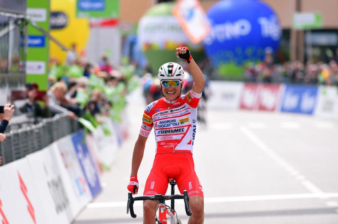 Fausto Masnada firma la prima vittoria italiana al Tour of The Alps 2019 (foto Bettini)