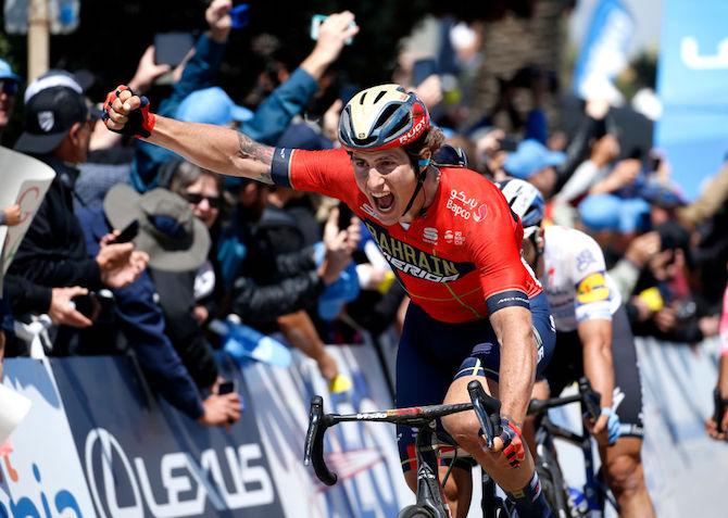 Iván García si impone a Ventura sul traguardo della 5a tappa dellAmgen Tour of California (Getty Images)