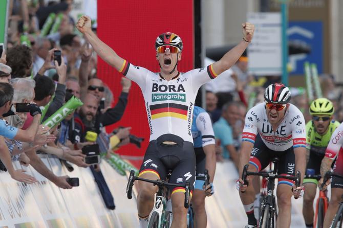 Dopo quattro vittorie consecutive di Alexander Kristoff arriva il successo di Pascal Ackermann nel Gran Premio di Francoforte (foto Bettini)