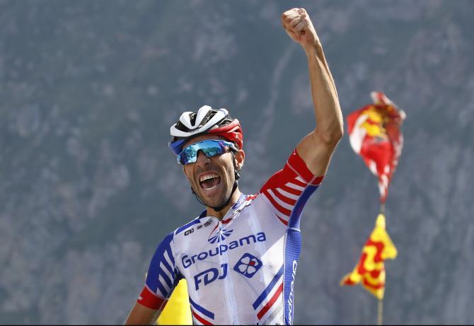 Thibaut Pinot trionfa ai 2115 metri del Col du Tourmalet (foto Bettini)