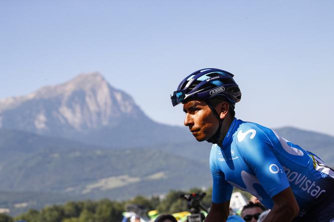 Nairo Quintana in azione nella vittoriosa tappa di Valloire (foto Bettini)