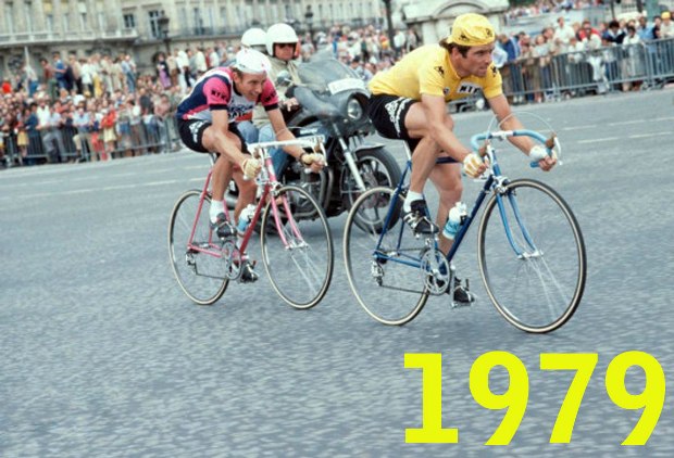 Zoetemelk e Hinault in pazza fuga sulle strade di Parigi