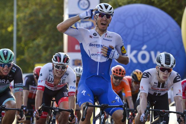 Ballerini chiude in bellezza il Tour de Pologne della Deceuninck-Quick Step (foto Bettini)