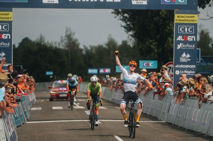 Pedersen vince la prima tappa del Tour de lAvenir (foto Tour de lAvenir)