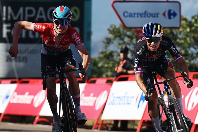 Roglic vince al fotofinish la prima tappa di montagna della Vuelta 2024 (Getty Images)