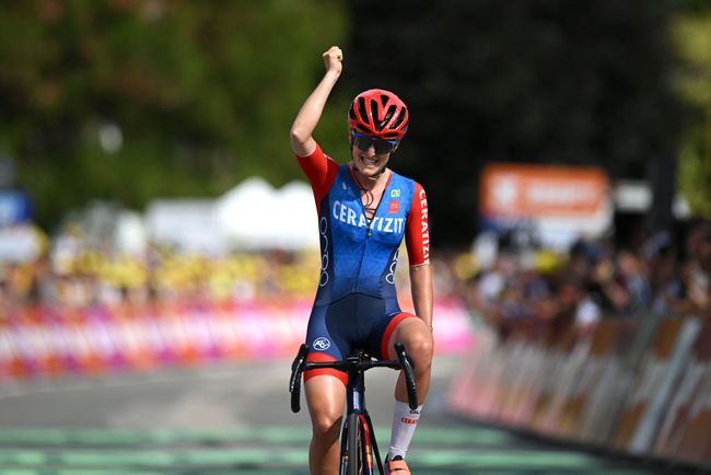 Cédrine Kerbaol vince la terzultima tappa del Tour de France 2024 (Getty Images)