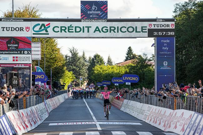 Il Gran Piemonte parla americano con la vittoria di Nelson Powless (foto Gran Piemonte/LaPresse)